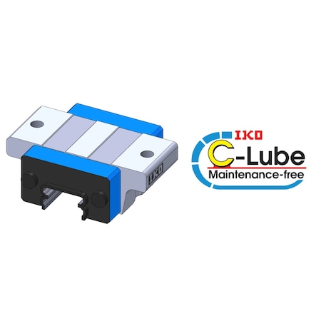 Iko Linear Way, Ball Type Slide Unit, Maintenance Free METC25C1SLT1HS2